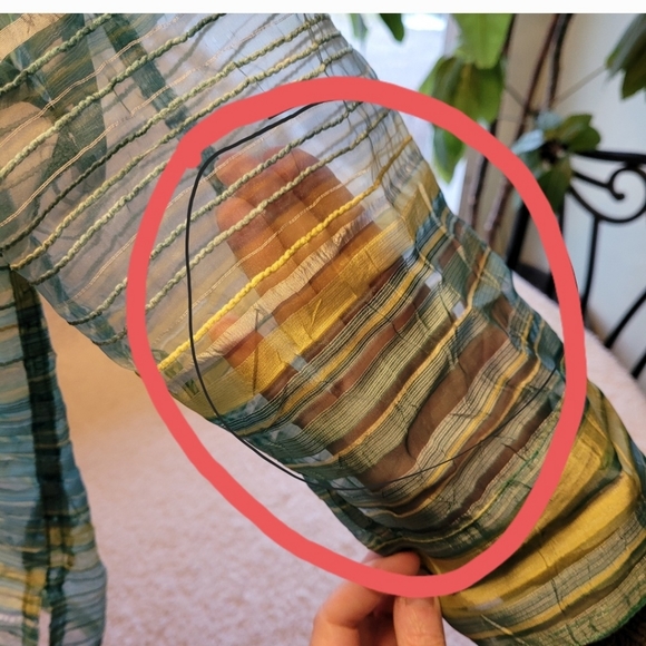 Translucent blouse - Picture 2 of 8